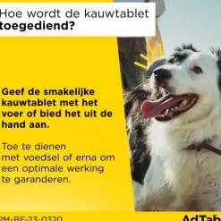 AdTab Anti Vlo en Teek Kauwtabletten Hond ><noscript><img width=