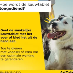 AdTab Anti Vlo en Teek Kauwtabletten Hond ><noscript><img width=