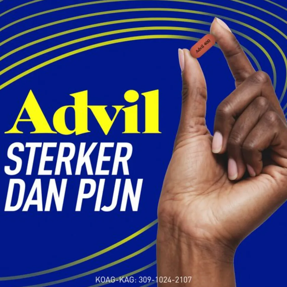 Advil Reliva Forte Oval Tabs 400 mg 20 stuks
