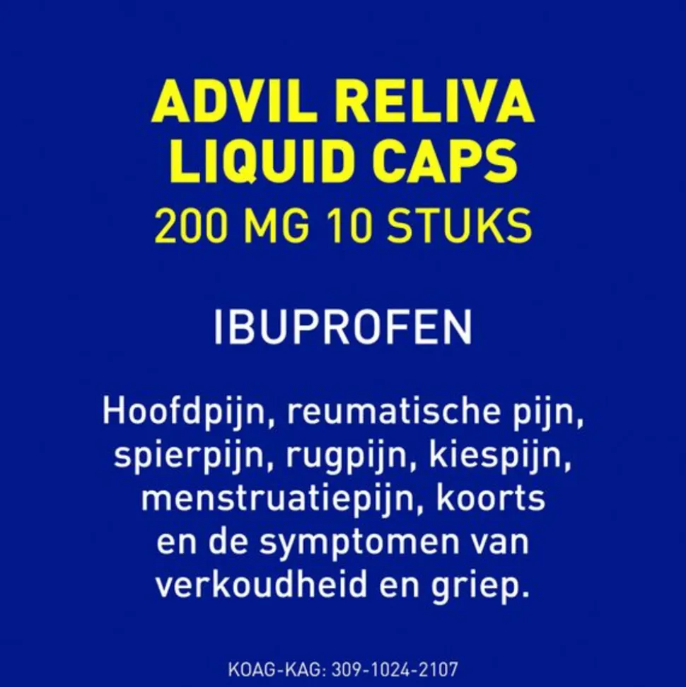Advil Reliva Liquid-Caps 200 10 capsules