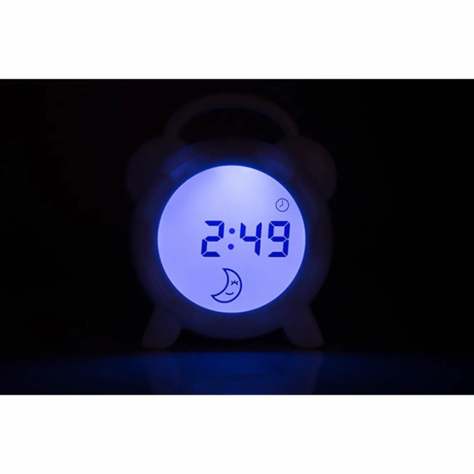 Alecto BC-100 Slaaptrainer-Nachtlamp-Wekker Wit