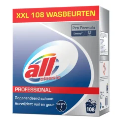 All Professional Wasmiddel Poeder Classic - 108 Wasbeurten Pro Formula 7,56 kg