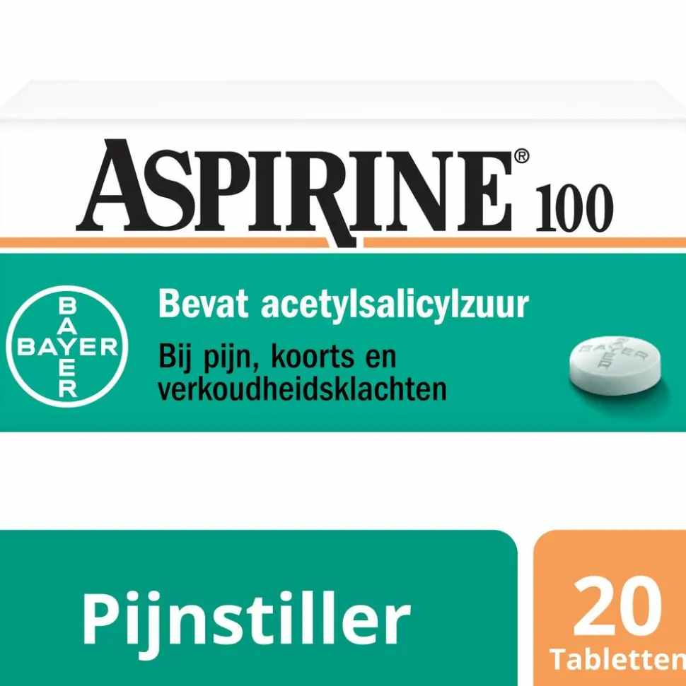 Aspirine 100 mg 20 tabletten