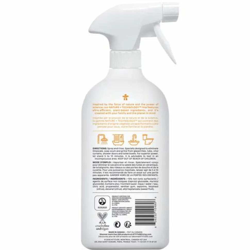 Attitude Badkamerreiniger Citrus Zest 800 ml