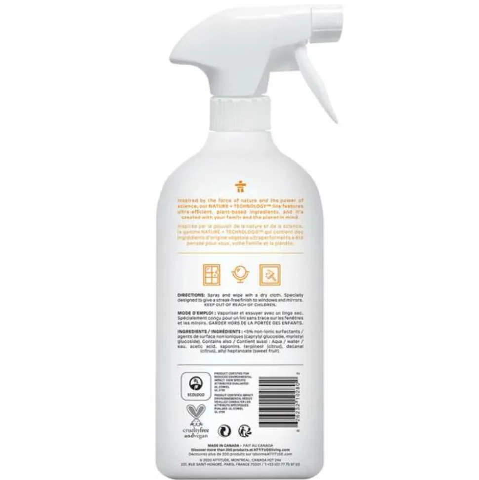 Attitude Raam- en Glasreiniger 800 ml