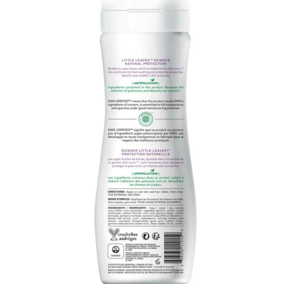 Attitude Little Leaves 2-in-1 Hair and Body Wash Vanille - Pear 473 ml