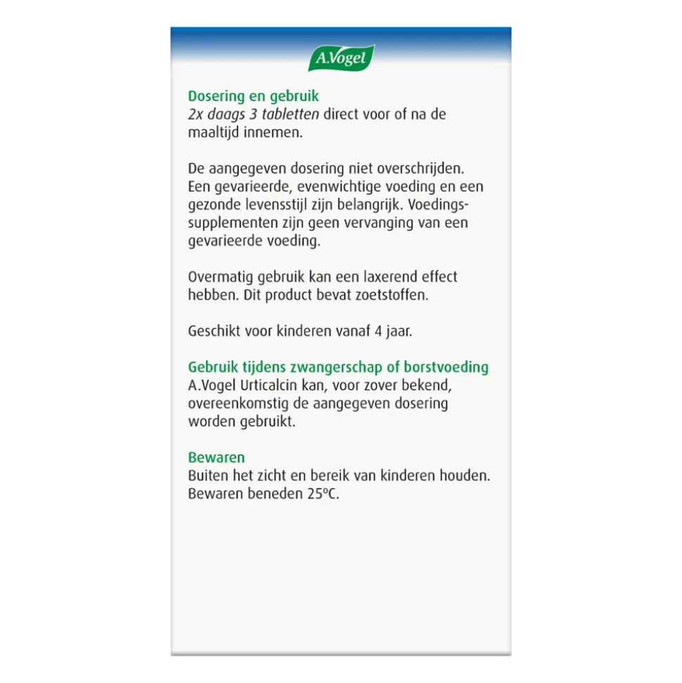 A.Vogel Urticalcin 1000 tabletten