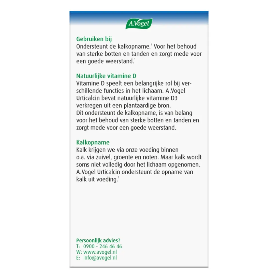 A.Vogel Urticalcin 1000 tabletten