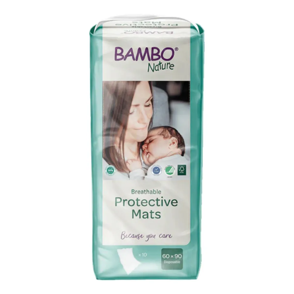 Bambo Nature Bedmatjes 60x90 cm 10 stuks
