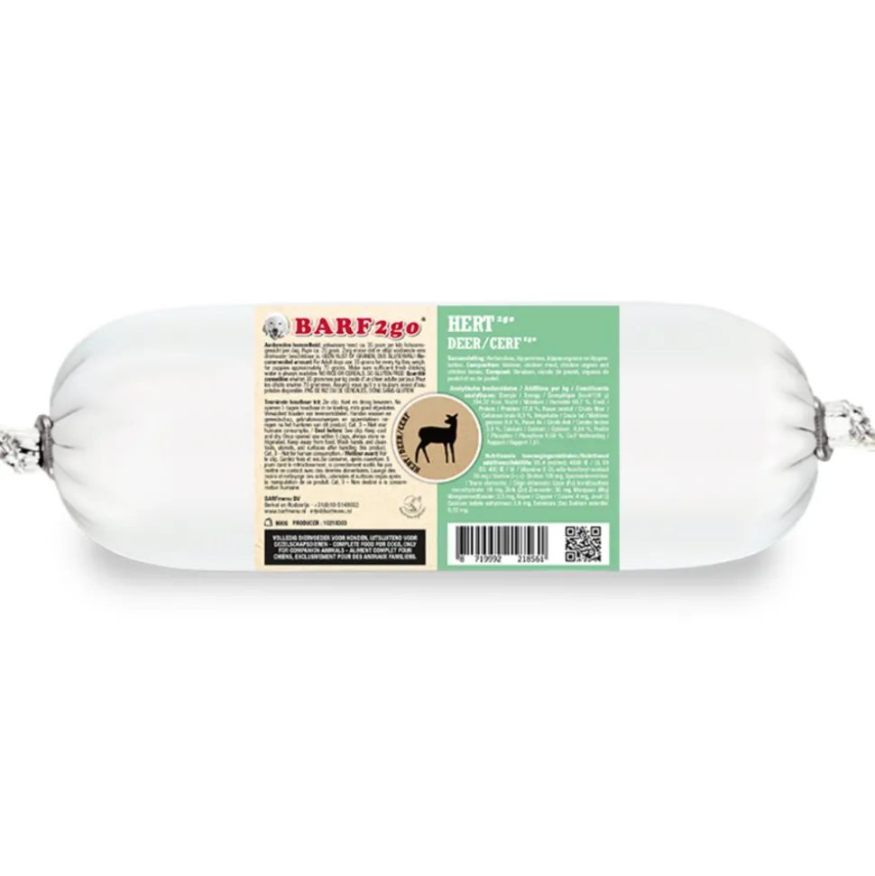 BARFmenu 2Go Hondenvoer Nat Hert 900 gr