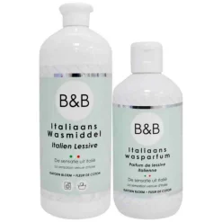 B&B Italiaanse Wasparfum & Wasmiddel Katoen Bloem Pakket