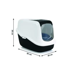 Beeztees Kattenbak Nestor Zwart - Wit
