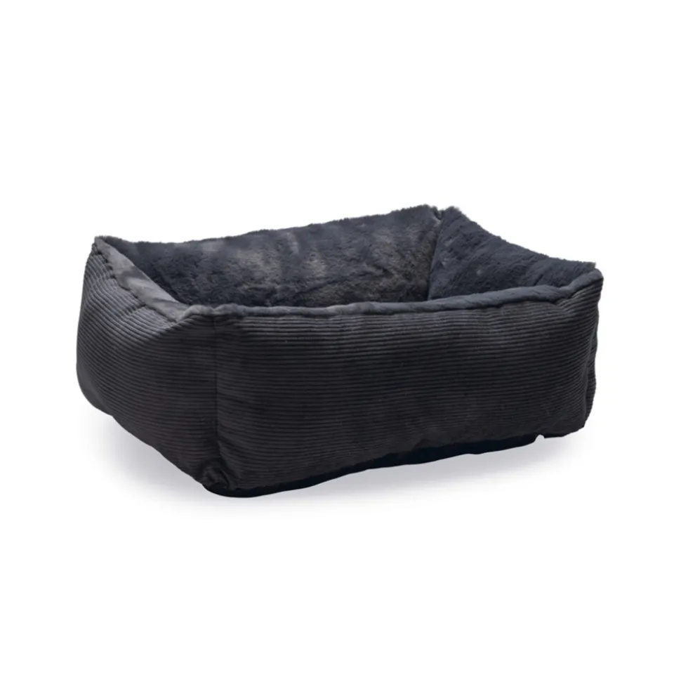 Beeztees Ligbed Moza Antraciet 48 x 37 x 15 cm