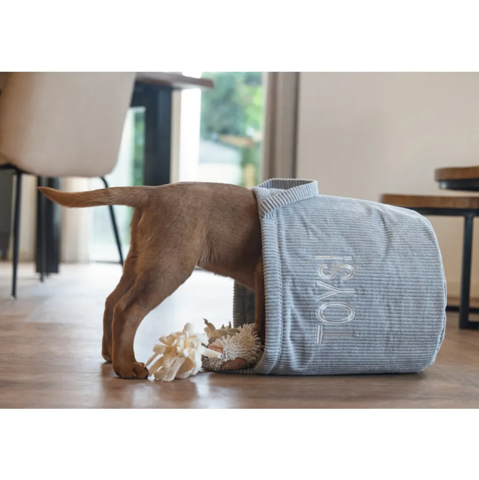 Beeztees Puppy Speelgoedmand Suus Grijs 30 cm