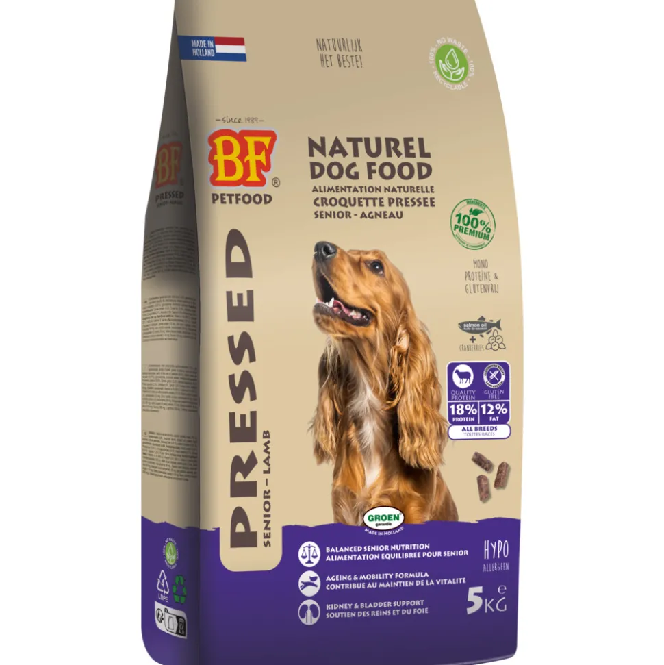 BF Petfood Geperst Hondenvoer Senior 5 kg