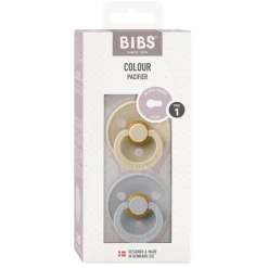 Bibs Fopspeen Maat 1 0-6 mnd Vanilla Cloud 2 stuks