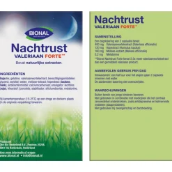 Bional Nachtrust Valeriaan Forte 60 capsules
