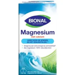 Bional Natuurlijk Zee Magnesium met Calcium 40 capsules