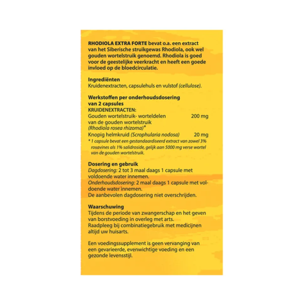 Bloem Rhodiola 100 capsules