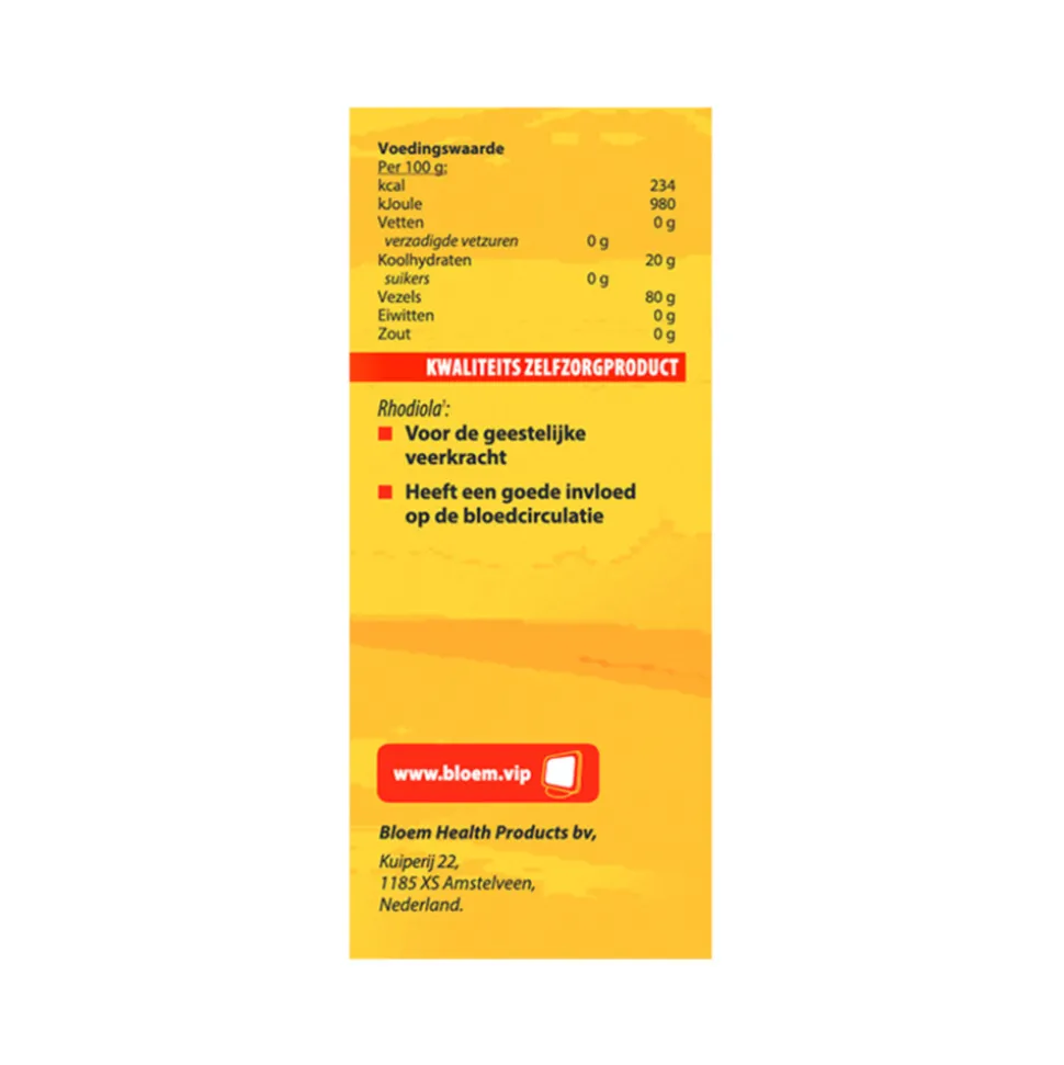 Bloem Rhodiola 100 capsules