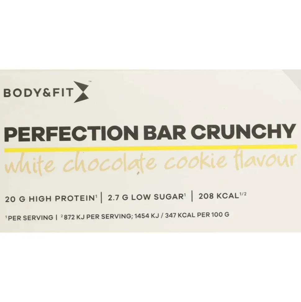 Body & Fit Perfection Bar Crunchy White Chocolate Cookie 12 x 60 gr