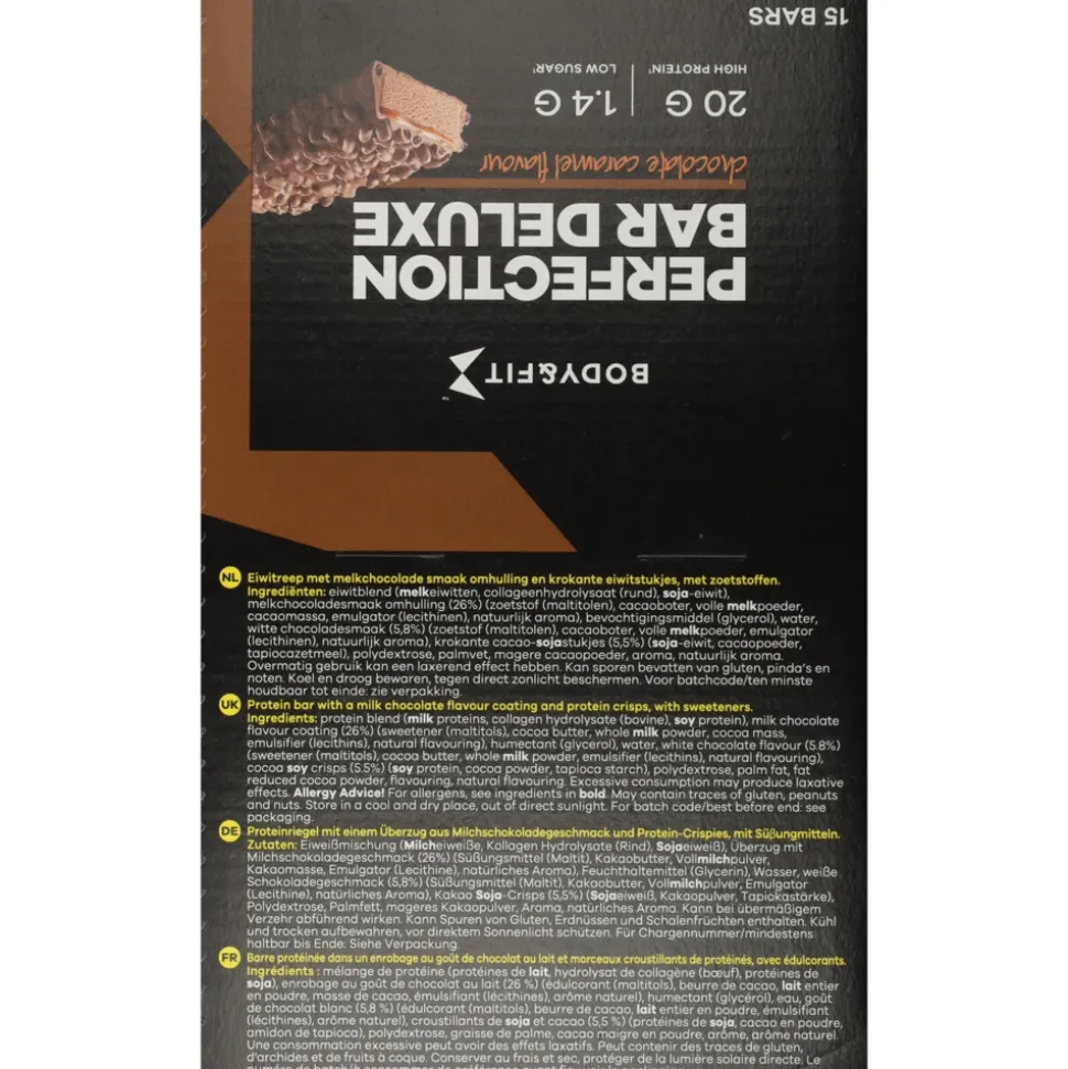 Body & Fit Perfection Bar Deluxe Chocolate Caramel 15 x 55 gr