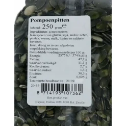Boerjan Pompoenpitten 250 gr