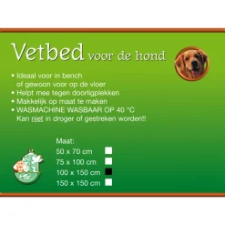 Boon Vetbed Grijs 150 x 100 cm