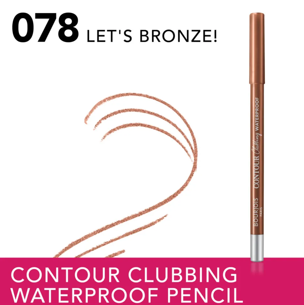 Bourjois Contour Clubbing Waterproof Oogpotlood Let's Bronze 78 1.2 gr