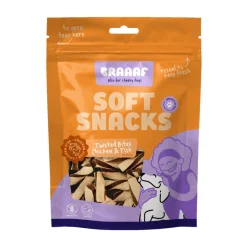 Braaaf Twisted Bites Hondensnack Kip - Vis 85 gr