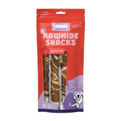 Braaaf Twister Hondensnack Lam - Vis 180 gr