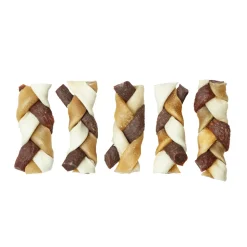 Braaaf Twister Vlecht Hondensnack Klein 12 cm 80 gr