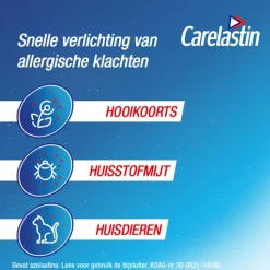 Carelastin Extra Sterk Azelastine Neusspray bij Hooikoorts 10 ml