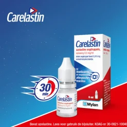 Carelastin Oogdruppels bij Hooikoorts 6 ml
