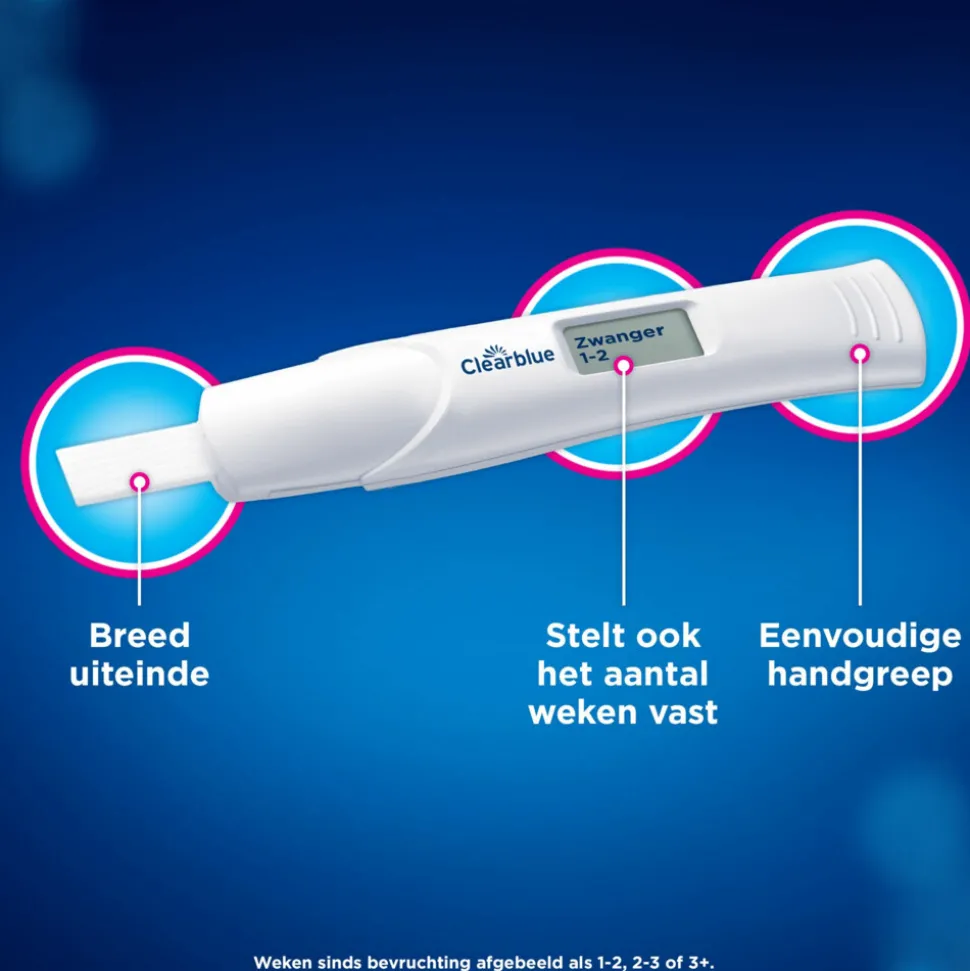 Clearblue Zwangerschapstest met Wekenindicator 2 stuks
