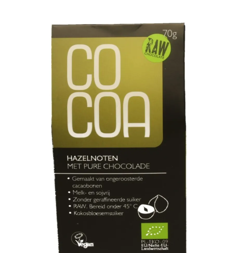 Cocoa Ballen Raw Food Hazelnoot Bio 70 gr