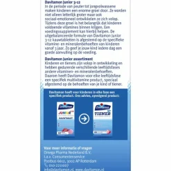 Davitamon Junior 3+ Kauwvitamines Framboos 60 kauwtabletten