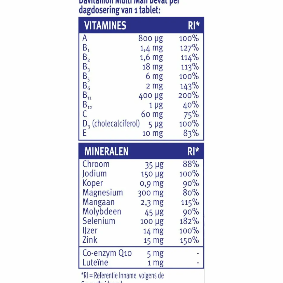 Davitamon Multi Man 30 tabletten