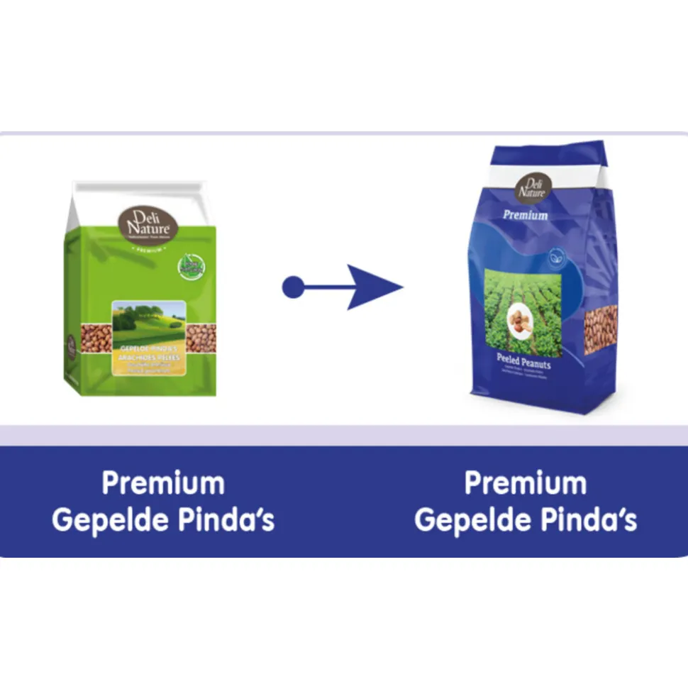 Deli Nature Gepelde Pinda's 3 kg