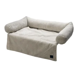 Designed by Lotte Bankkussen Ribbed Lichtgrijs 90 x 55 x 13,5 cm