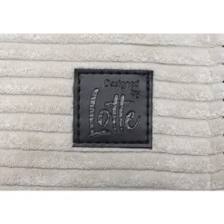 Designed by Lotte Bankkussen Ribbed Lichtgrijs 90 x 55 x 13,5 cm