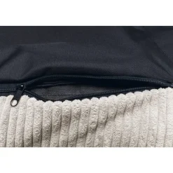 Designed by Lotte Bankkussen Ribbed Lichtgrijs 90 x 55 x 13,5 cm