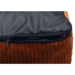 Designed by Lotte Ligkussen Ribbed Terracotta 70 x 55 x 15 cm