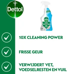 Dettol Power & Fresh Spray Katoenfris Allesreiniger 500 ml