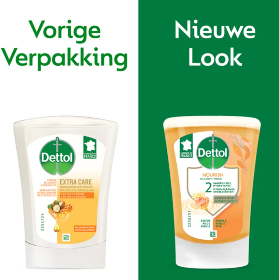 Dettol No-Touch Handzeep Refill Extra Care Honey & Sheabutter 250 ml