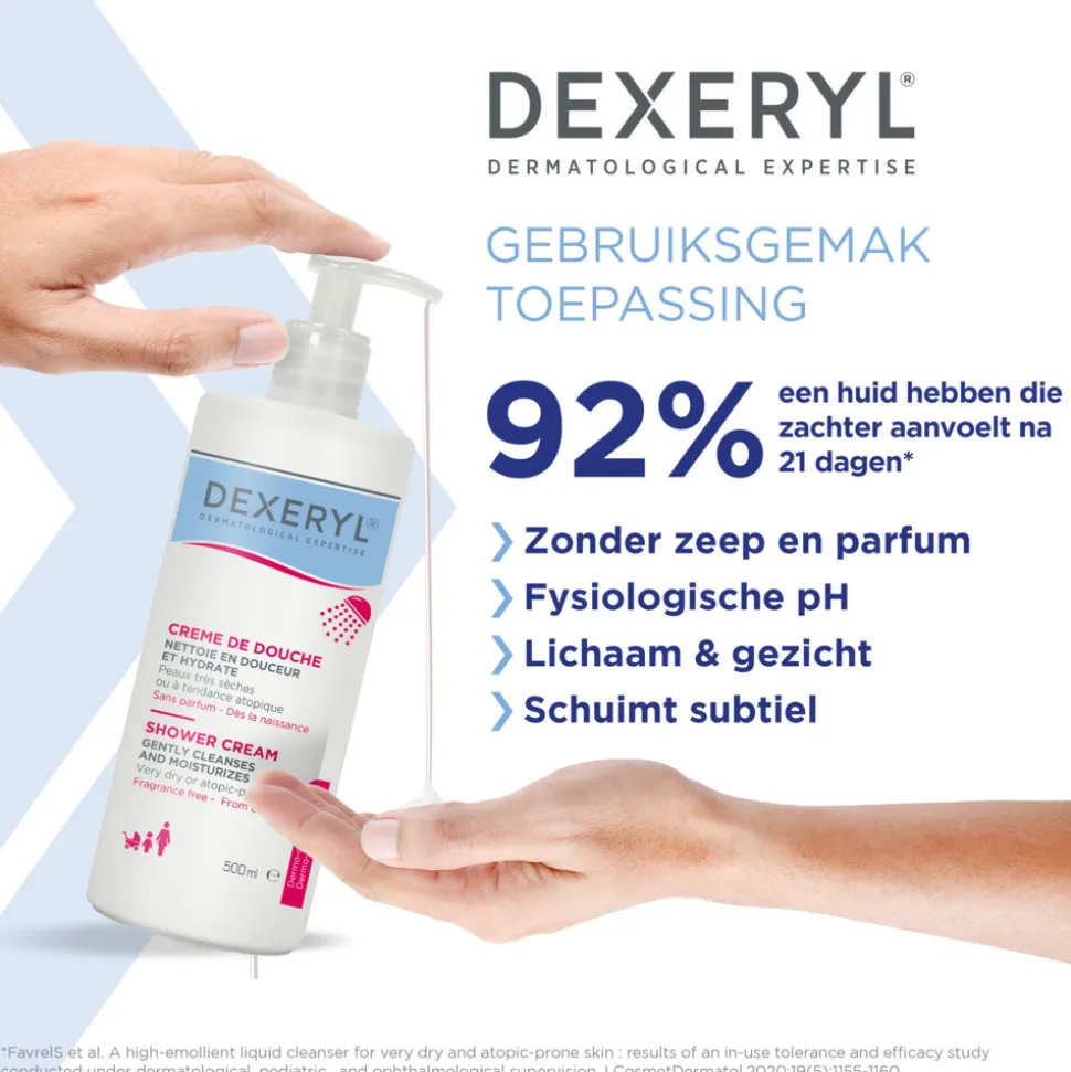 Dexeryl Douchecrème 500 ml