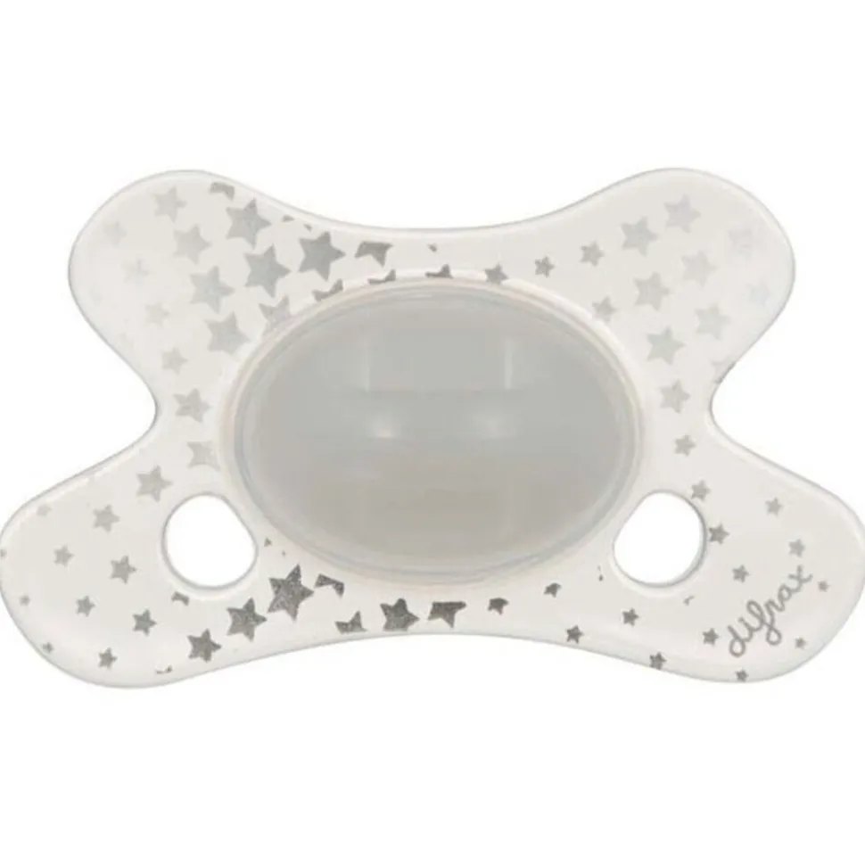 Difrax Fopspeen Natural 0+ mnd Glow In The Dark