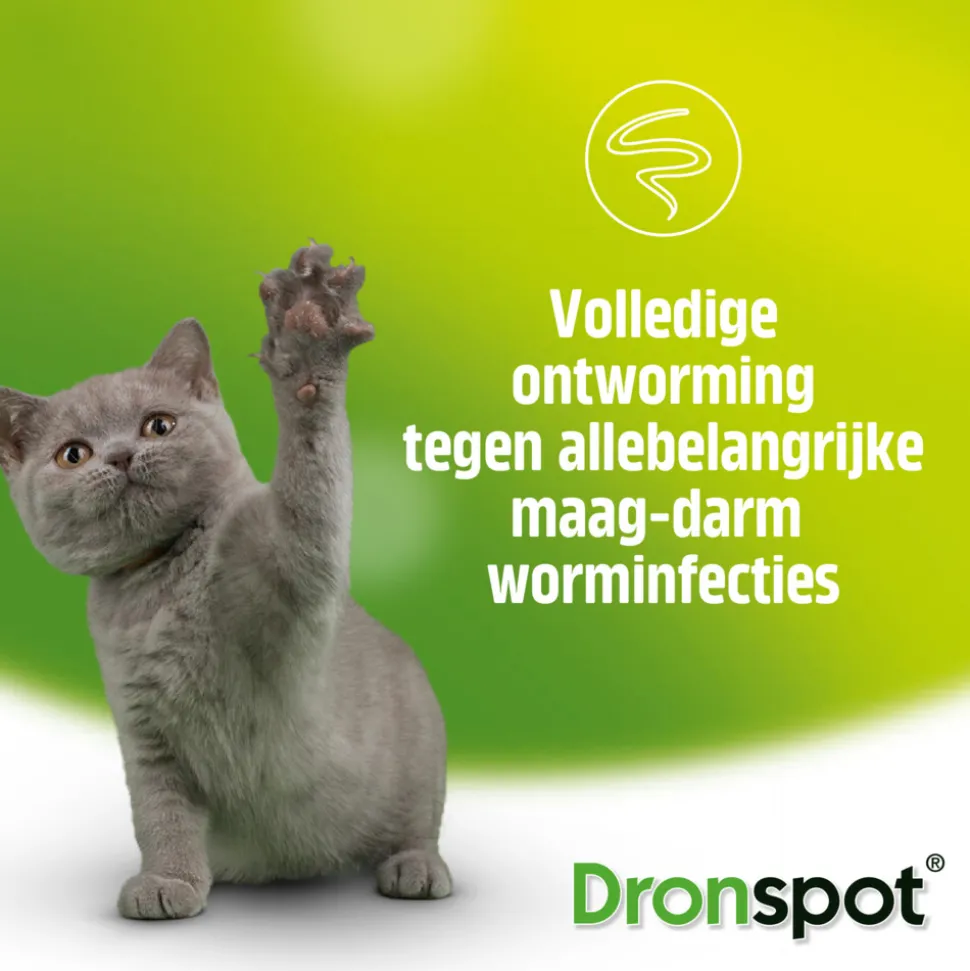 Dronspot Spot On Ontwormingsmiddel 0,5 - 2,5 kg 2 pipetten