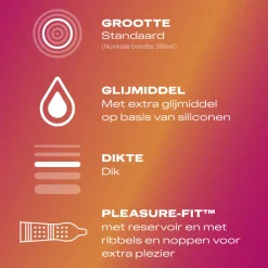 Durex Condooms Pleasure Me 40 stuks