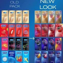 Durex - Thin Feel Condooms 20 stuks & Originals Classic Natural Condooms 20 stuks - Pakket